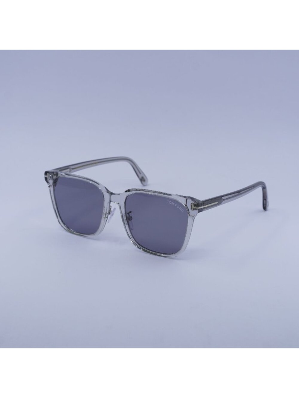 Tom Ford FT0891-K 20D Sunglasses Grey Square Frame, Smoke Polarized Lenses